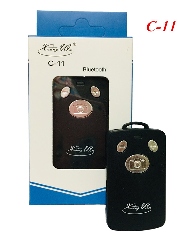 รีโมทบลูทูธ C11 Bluetooth remote for all smartphone ของแท้ของใหม่ 100% มีพร้อมสายชาร์จ แบตเตอรี่ในกล่องเดียวกัน ราคาถูก ไม่แพง