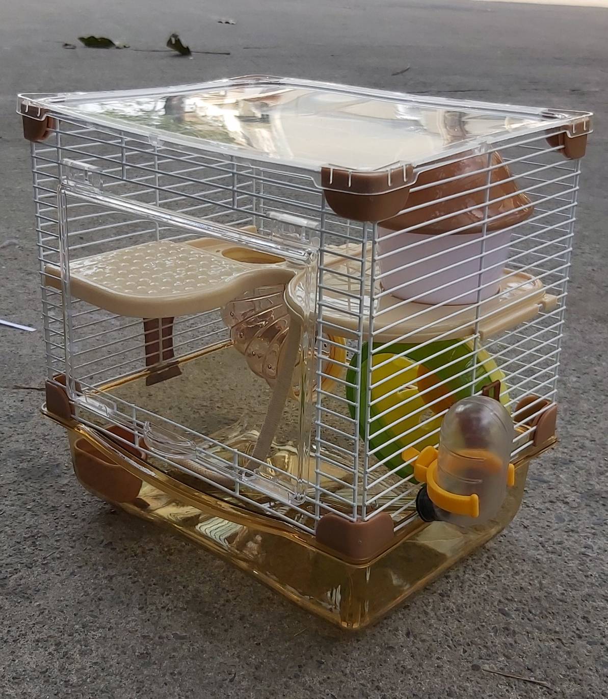 [2 ชุดแถมอาหารหนูฟรี 3 ถุง ] TH03 Collapsible Metal Hamster Cage Crate