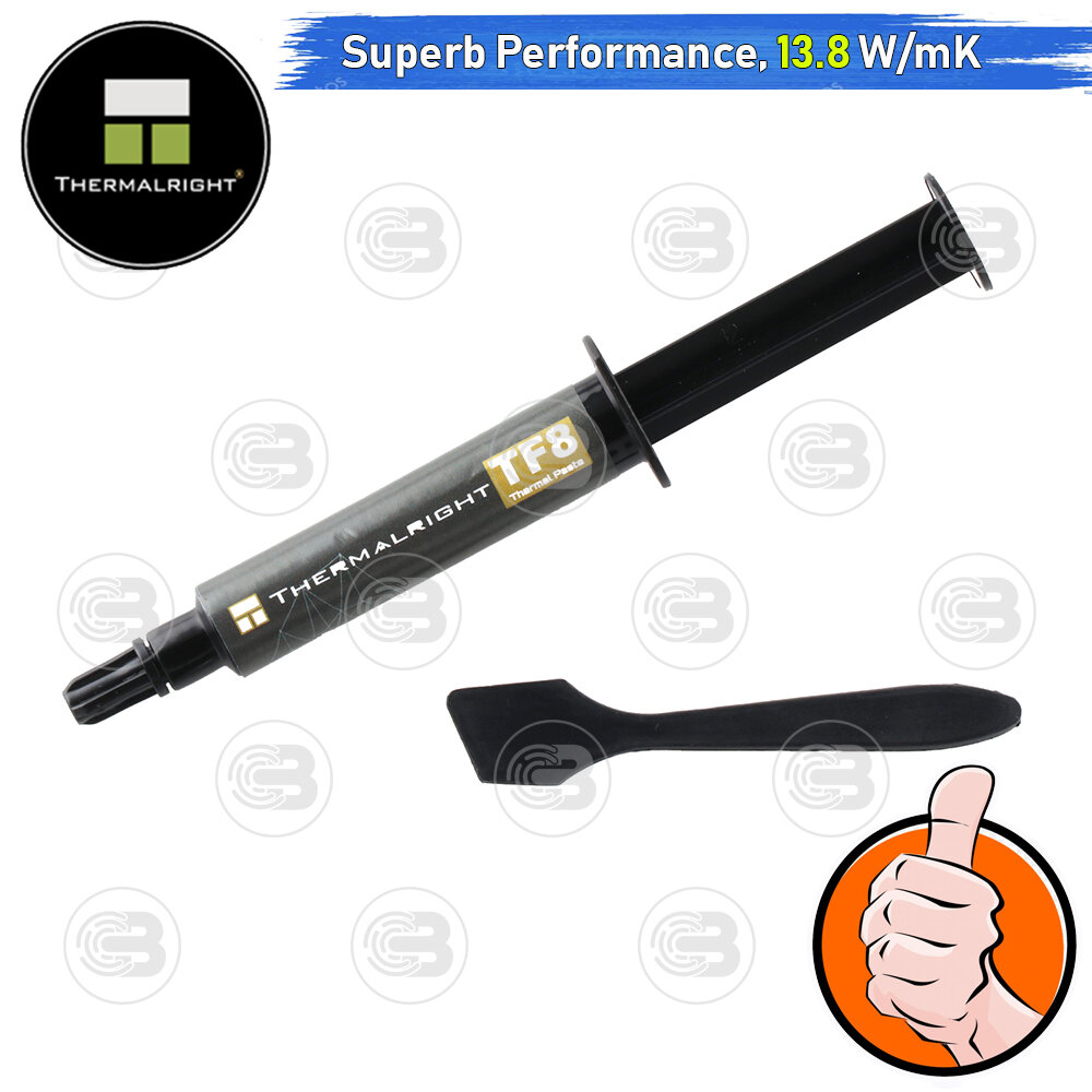 Pâte Thermique Thermalright TF8 - 5,8g, Conductivité 13,8 W/mK - Pour CPU/GPU, Facile à Appliquer