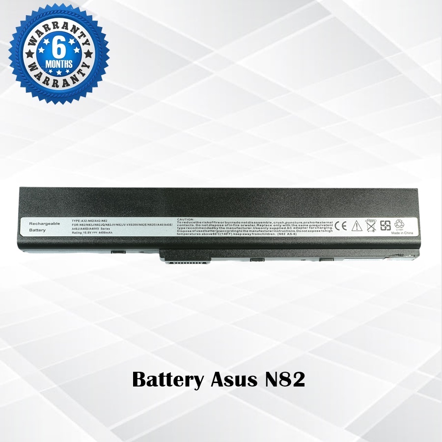 Battery Asus N82 / แบตเตอรี่ ASUS รุ่น KN82 สำหรับ X42J X42D A40J B53 N82 P42 P52 Model A32-N82