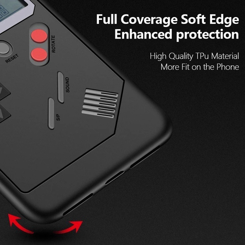 Relive Stress Gameboy Gaming Case for IPhone 13 12 11 Pro Max Mini 7 8