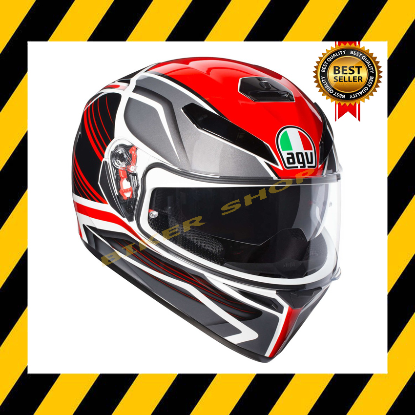 หมวกกันน็อค AGV K3-SV PROTON BLACK RED  (สินค้าใหม่ทุกชิ้นตอบแชทไวไม่ทิ้งให้รอนานพร้อมส่งทันทีได้รับสินค้า2-3วัน) |  Lazada.co.th