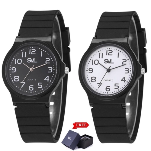 (Buy 1 get 1 Free! ) SVL นาฬิกาข้อมือ Unisex (แถมกล่องสวยหรู) รุ่น MQ-24