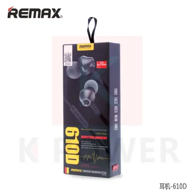 Remax RM-610D หูฟัง Small talk Earphone รองรับทั้งระบบ iOS และ Android