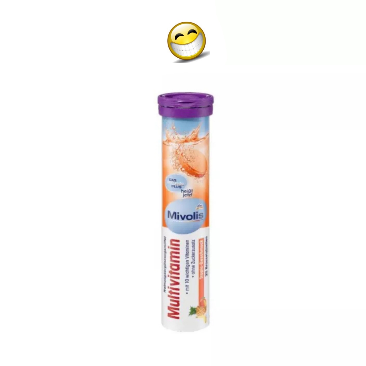 วิตามินเม็ดฟู่ Mivolis สีม่วง วิตามินรวม (Multivitamin) วิตามิน เม็ดฟู่ ...