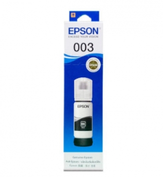 Epson 003 BK น้ำหมึกเติมแบบขวด สีดำ ของแท้ 65 ml (L3110, L3150, L5190) (T00V100)