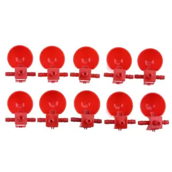 รีวิว 10pcs Automatic Bird Coop Feed Poultry Water Cups Chicken Fowl Drinker - intl pantip