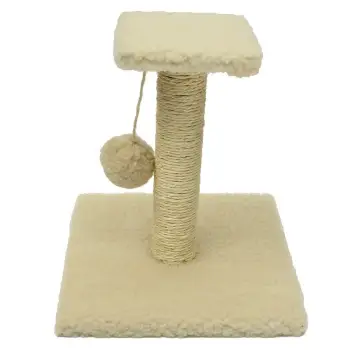 ข้อมูล Cat Scratching Post Tree Scratcher Kitten Toy Climbing ActivityCentre White - intl รีวิว