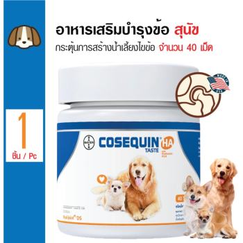 โปรโมชั่น Cosequin อาหารเสริม บำรุงข้อ กระตุ้นการสร้างน้ำเลี้ยงไขข้อ สำหรับสุนัขอายุ 3 เดือนขึ้นไป (40 เม็ด/ กระปุก) พันทิป