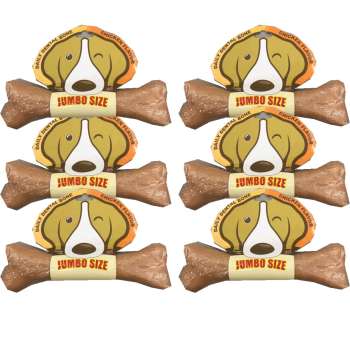 ราคา Daily Dental Bone Chicken Flavor Jumbo size กระดูกขัดฟันสุนัข รสเนื้อไก่ ขนาดจัมโบ้ ยับยั้งคราบแบคทีเรียและหินปูน (175g.) (6 Unit) พันทิป