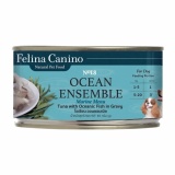 Felina Canino อาหารเปียกสุนัข กระป๋อง รสทูน่า และปลาทะเล 85g (No.18) (3 units)