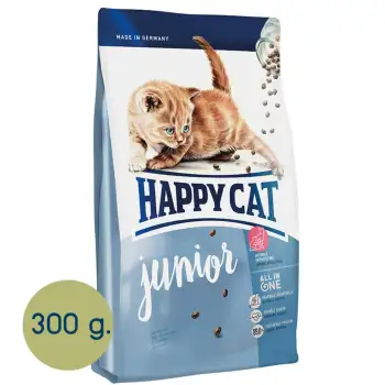 ราคา Happy Cat Junior อาหารแมวแบบเม็ด สำหรับลูกแมว ขนาด 300 กรัม พันทิป