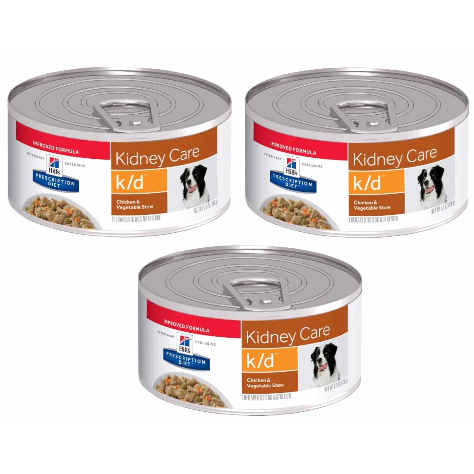 รีวิว Hill's Diet k/d kidney care chicken stew canned dog food อาหาร