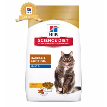 ข้อมูล Hill's Science Diet 4kg อาหารแมวที่มีอายุ 7 ปีขึ้นไปเพื่อช่วยป้องกันก้อนขนอุดตัน pantip