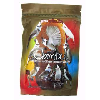 Jambul จัมบูลอาหารนกหัวจุก สูตรขยันริก ขนาด 120 กรัม 3 ถุง