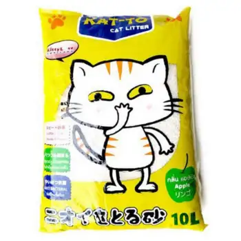 ราคา KAT-TO Cat Litter 10 Litres (Apple) แคทโตะ ทรายแมว กลิ่นแอปเปิ้ล ขนาด 10 ลิตร ดีไหม