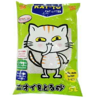 โปรโมชั่น KAT-TO Cat Litter 5 Litres (Lemon) แคทโตะ ทรายแมว กลิ่นมะนาว ขนาด 5 ลิตร พันทิป