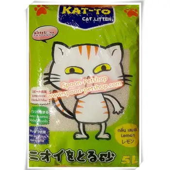 ข้อมูล KAT-TO ทรายแมว KAT-TO Cat Litter ทรายแมว กลิ่นเลมอน ทรายแมวคุณภาพ ขนาด 5 ลิตร ดีไหม