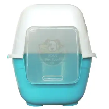 รีวิว Pet8 ห้องน้ำแมว แบบโดม  size L 62X52X51Cm. DGR07 สีฟ้า รีวิว