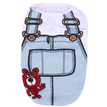 ข้อมูล ลูกสุนัขเสื้อ PET Dog เครื่องแต่งกายตลก Spring Cloth (Blue)-S รีวิว