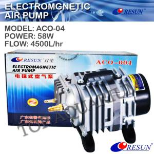 ปั๊มลมลูกสูบ RESUN ACO-004 (58W) 4500L/hr ปั๊มลมลูกสูบ RESUN ACO-004 (58W) 4500L/hr