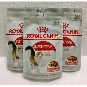   Royal Canin Cat Pouch อาหารเปียกแมว Instinctive Gravy 85g x5ซอง รีวิว