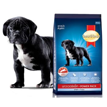 โปรโมชั่น SmartHeart Power Pack Puppy 10 Kg สมาร์ทฮาร์ท พาวเวอร์แพ็ค อาหารสุนัขแบบเม็ด สูตรลูกสุนัขพันธุ์กลางถึงพันธุ์ใหญ่ ขนาด 10 กิโลกรัม รีวิว