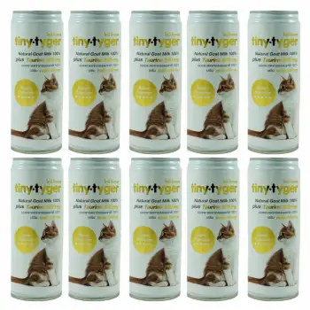 Tiny-Tyger ไทนี่-ไทเกอร์ นมแพะสดจากธรรมชาติ สำหรับแมว ขนาด245มล. x 10กระป๋อง ดีไหม