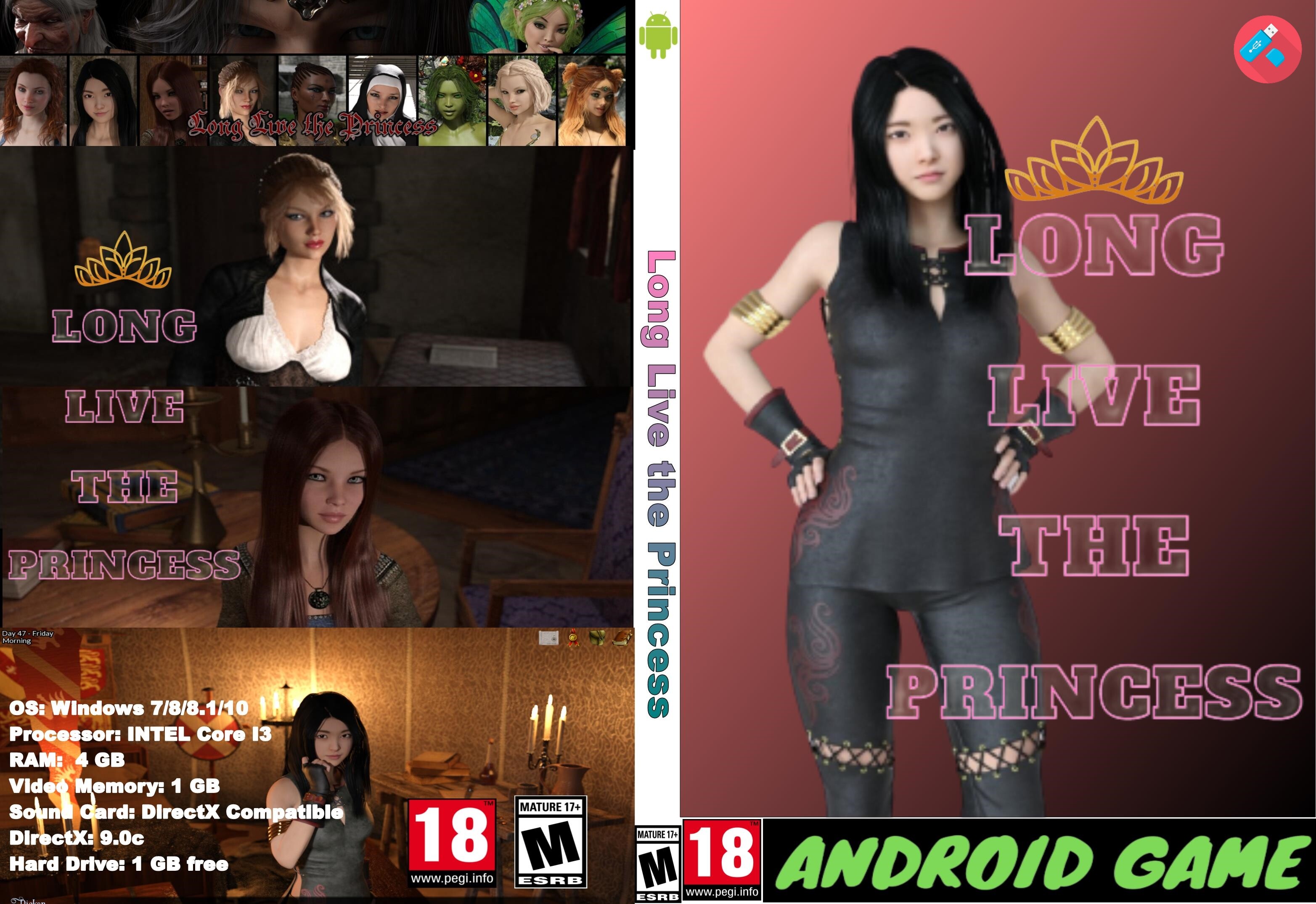 เกมมือถือ Android แอนดรอยด์ เกมเรด18 เกม USB Flashdrive DVD เกม Long Live  The Princess **เล่นได้100% ติดตั้งง่ายมีขั้นตอนสอน** | Lazada.co.th