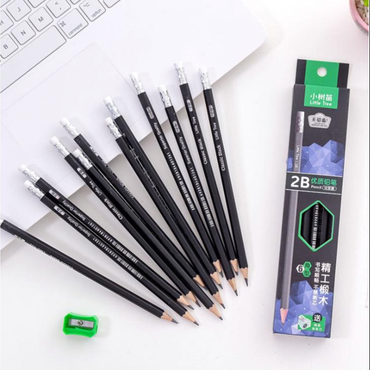 ดินสอ 2B ชิ้นละ 3  บาท ✔️พร้อมส่ง (🎲สุ่มลาย) catshop ดินสอสองบี เครื่องเขียน ดินสอสอบ ดินสอไม้นักเรียน ราคาส่ง