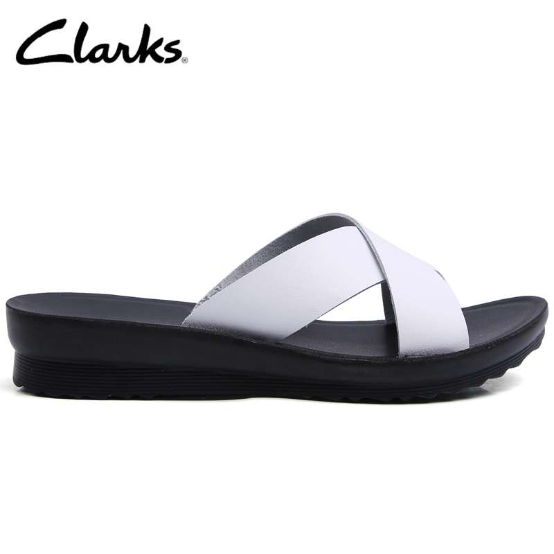 Dép Quai Ngang Da Nữ Clarks_ Pure Cross