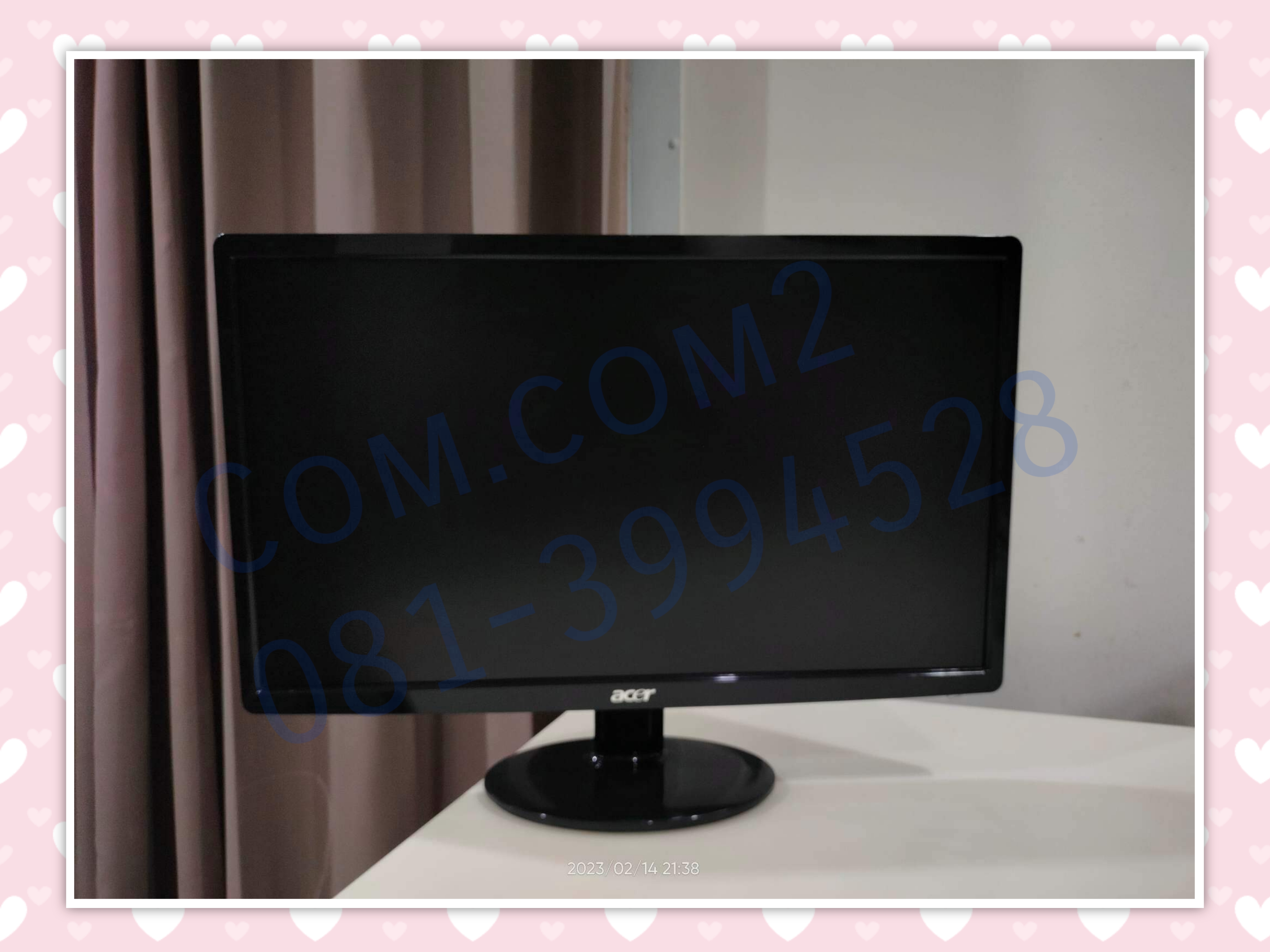 จอคอมพิวเตอร์ Acer S221HQL ขนาดหน้าจอ 21.5 นิ้ว LED black light จอสภาพ ...