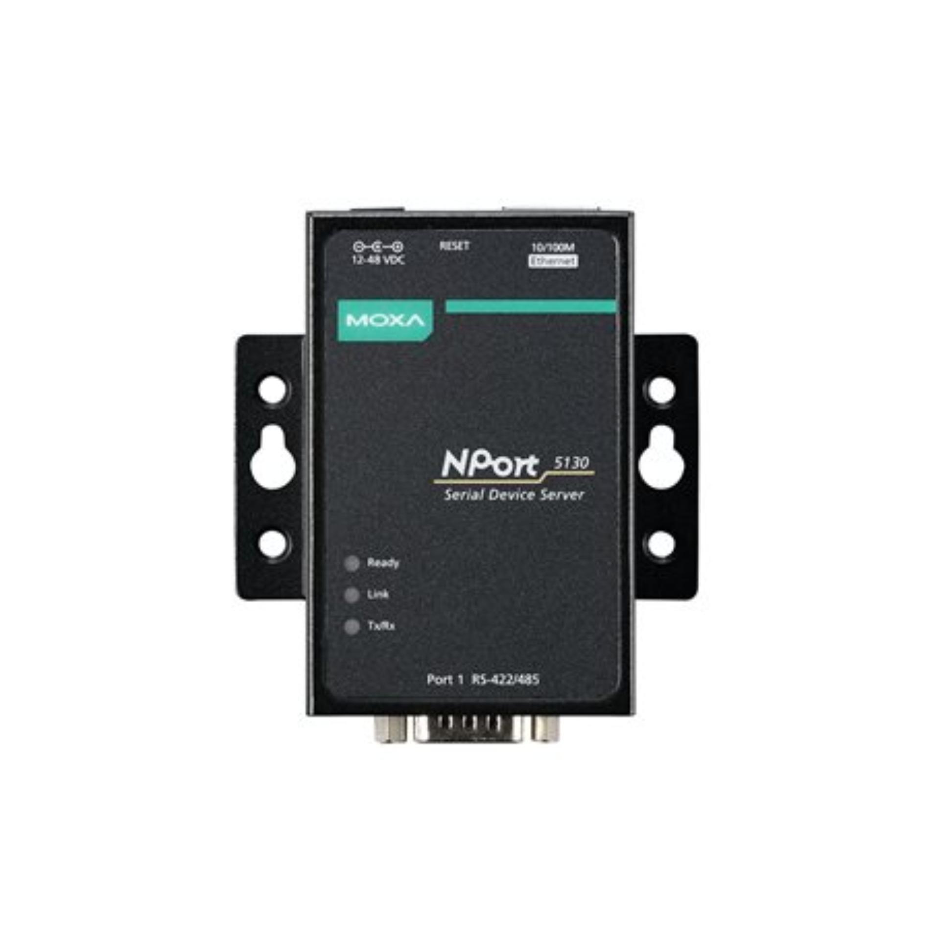 Nport 5130 - MOXA - Serial to Lan, Serial Converter, Serial to Ethernet - จำหน่ายโดย Factomart.com - 1 Port RS422/485 to Lan รับประกัน 5 ปี