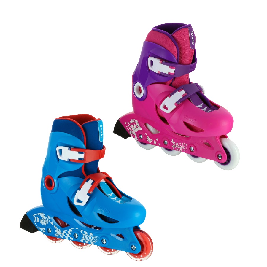 OXELO รองเท้าสเก็ตสำหรับเด็ก Play 3 Kids' Skates