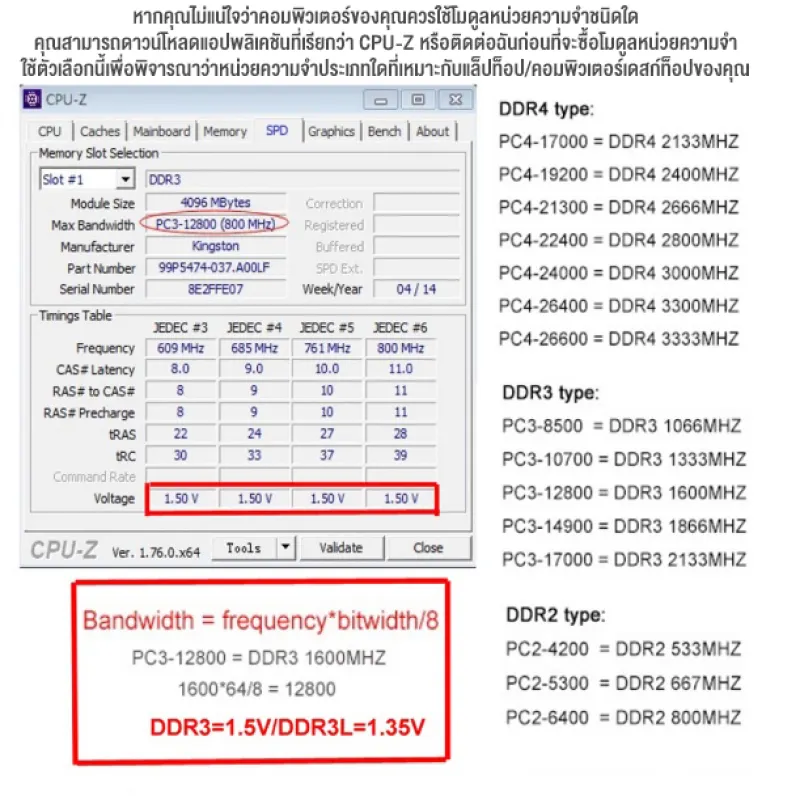 ภาพสินค้าEXRAM SODIMM Notebook Memory RAM 4GB 8GB 16GB DDR4 (1.2v) DDR3 (1.5v) DDR3L (1.35v) DIMM สำหรับโน๊ตบุ๊ค RAM 1600Mhz 2400Mhz 2666Mhz 3200Mhz หน่วยความจำเกมภายใน จากร้าน EXRAM.th บน Lazada ภาพที่ 8