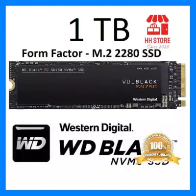 ของมันต้องมี WD BLACK SN750 1TB SSD NVMe M.2 2280 (5Y) WDS100T3X0C อุปกรณ์จัดเก็บข้อมูลแบบ Solid-State รับประกัน 5 ปี พิเศษ cool สุดๆ