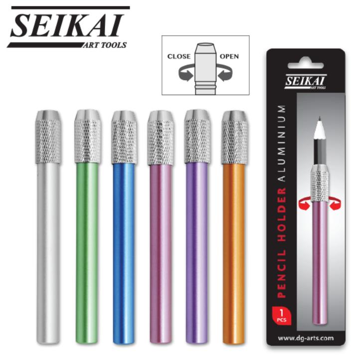 SEIKAI Aluminium Pencil Holder ปลอกต่อดินสอ อลูมิเนียม SE-CY003