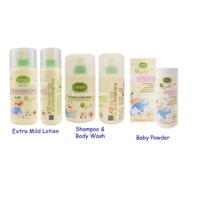 Enfant Organic Extra Mild Moisture Lotion/Shampoo Body Wash/Double Lotion