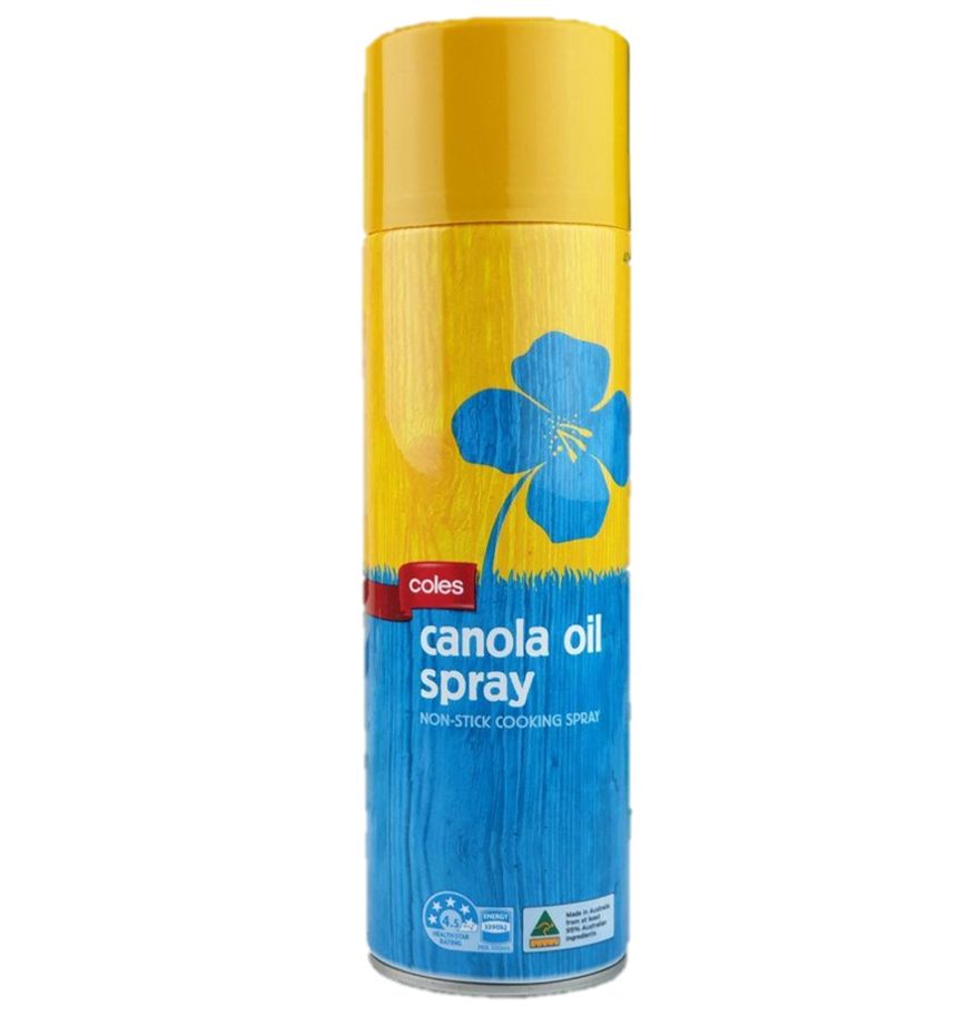 Coles Canola Oil Spray โคลส์ สเปรย์ น้ำมันคาโนล่า กระป๋อง แคลอรีต่ำ