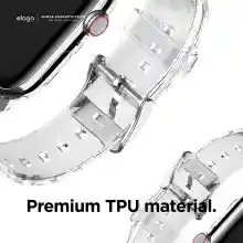 ภาพขนาดย่อของภาพหน้าปกสินค้าelago Clear Apple Watch Strap for All Apple Watch series 1,2,3,4,5,6,7,8,SE,Ultra (38/40/41mm , 42/44/45mm) สายนาฬิกา จากร้าน elagoThailand บน Lazada ภาพที่ 2