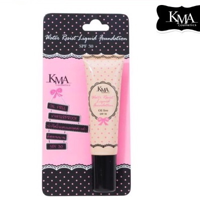 KMA Water Resist Liquid Foundation 7ml. #OF (ทุกสภาพผิว)