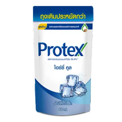 PROTEX โพรเทคส์ครีมอาบน้ำ รีฟิล ไอซ์ซี่คูล 400มล.