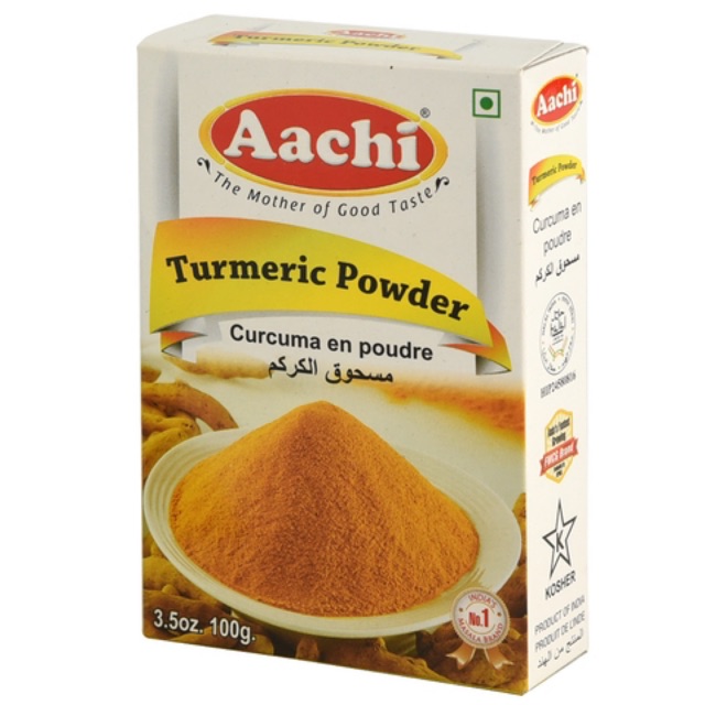 Aachi Turmeric Powder 100g ++ อาชิ ขมิ้นอินเดียป่น ขนาด 100g