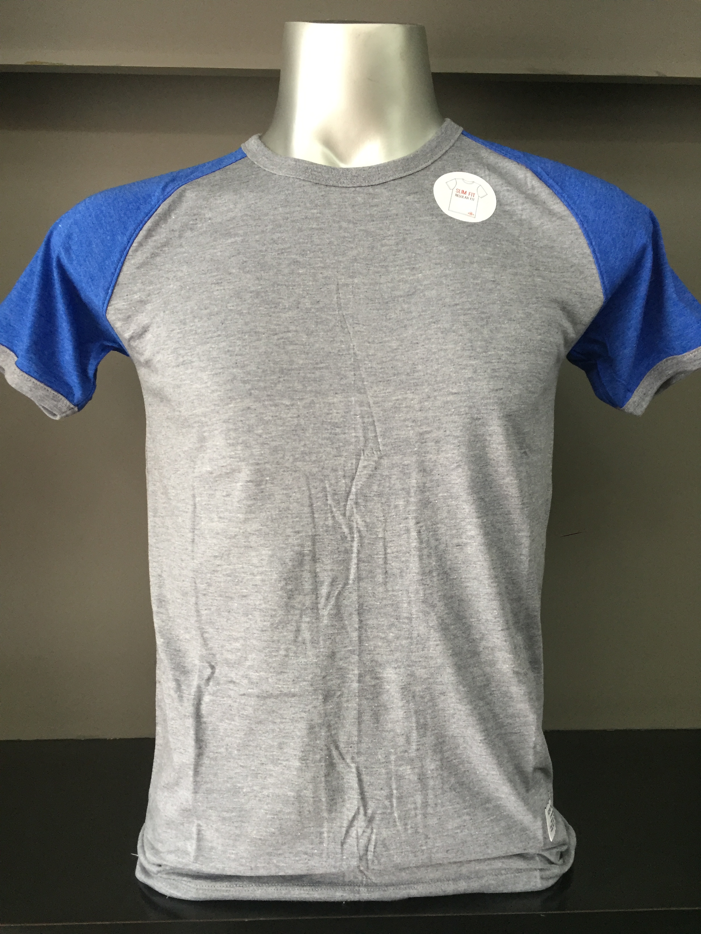 Uzem Ropa เสื้อยืดผู้ชาย uzem slimfit คอกลม แทบสีทูโทน แขนสั้นขอบสี code no 1-9 ...