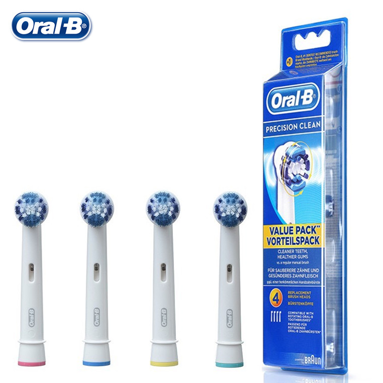 Oral-B หัวแปรงสีฟันไฟฟ้า รุ่น Precision Clean แพค 4 หัวแปรง. 