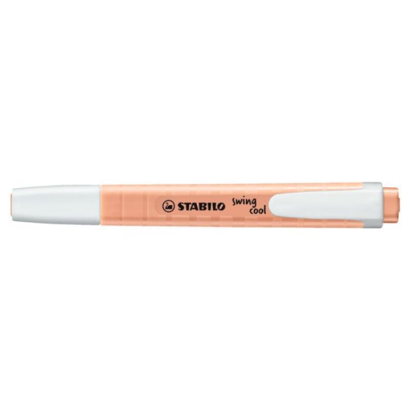 Electro48 STABILO Swing Cool Pastel ปากกาเน้นข้อความ สี Creamy Peach 275/126-8