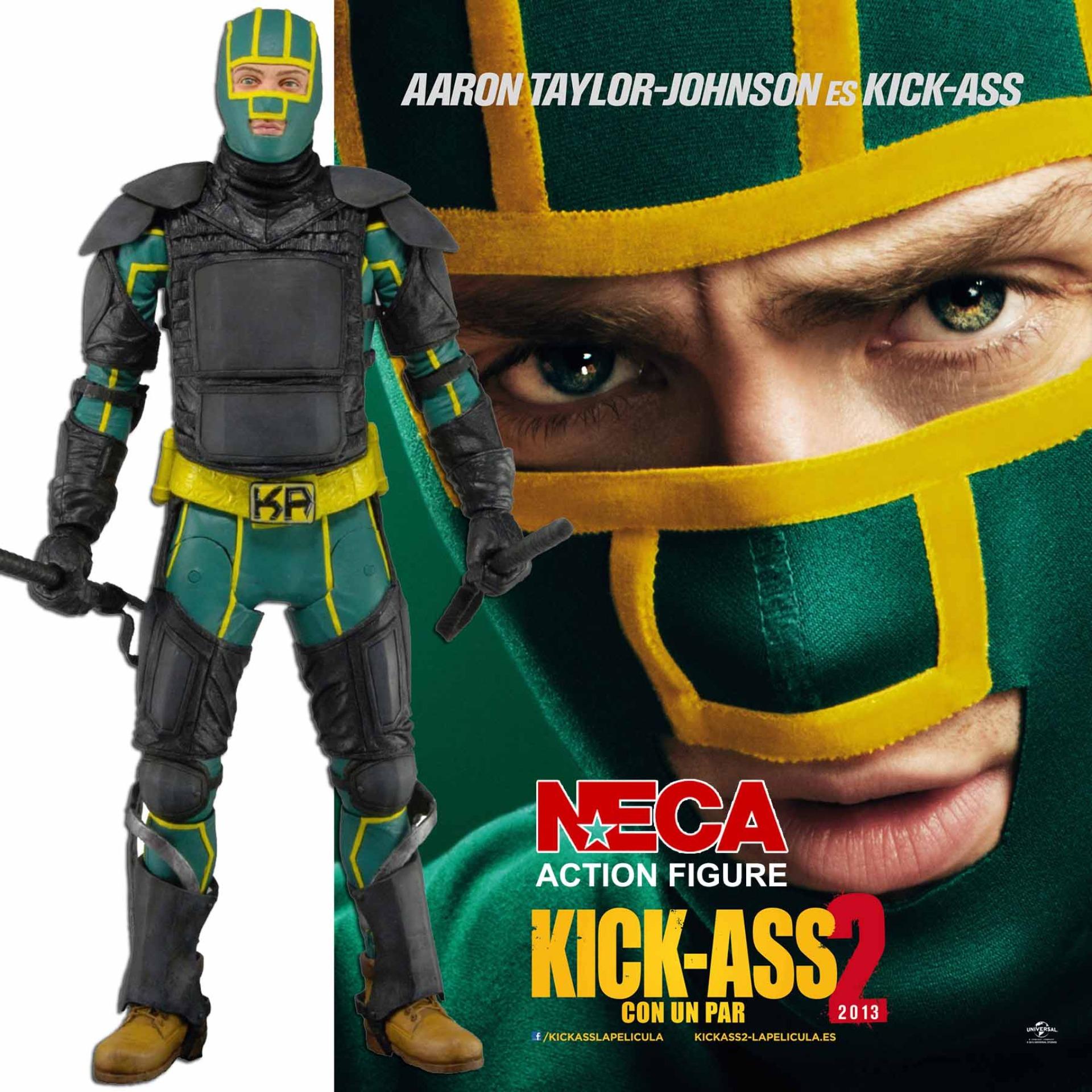 Model โมเดล งานแท้ 100% Neca จากเรื่อง Kick Ass 2 คิก แอส เกรียนโคตรมหาประลัย Series 2 Aaron Taylor Johnson แอรอน เทย์เลอร์ จอห์นสัน Ver Figma ฟิกม่า Anime ขยับแขน-ขาได้ ของขวัญ Gift อนิเมะ การ์ตูน มังงะ Doll ตุ๊กตา manga Figure ฟิกเกอร์