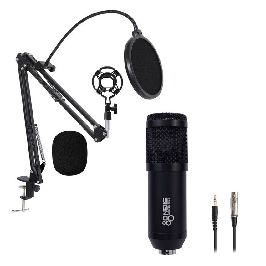 โปรโมชั่น MP-701 ไมโครโฟน USB Condenser Microphone Sound Recording เสียงดี สีดำ ไมโครโฟนยูเอสบี ไมโครโฟน ไมโครโฟนไร้สาย ไมโครโฟนไลฟ์สด
