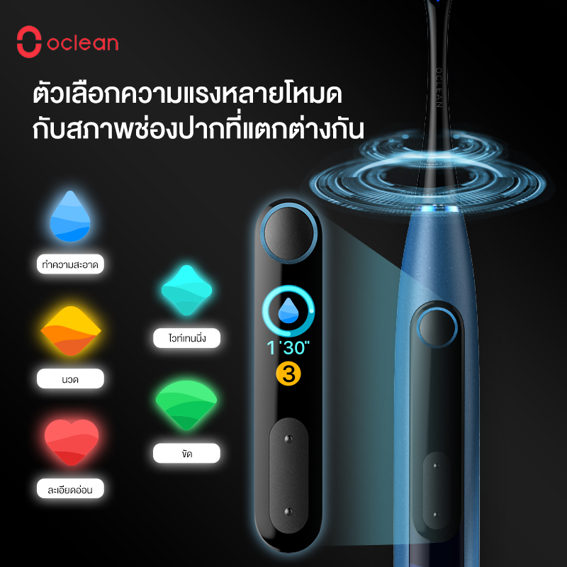 [New] Oclean X10 Electric Toothbrush แปรงไฟฟ้า แปรงสีฟันไฟฟ้า แปรงฟัน ...
