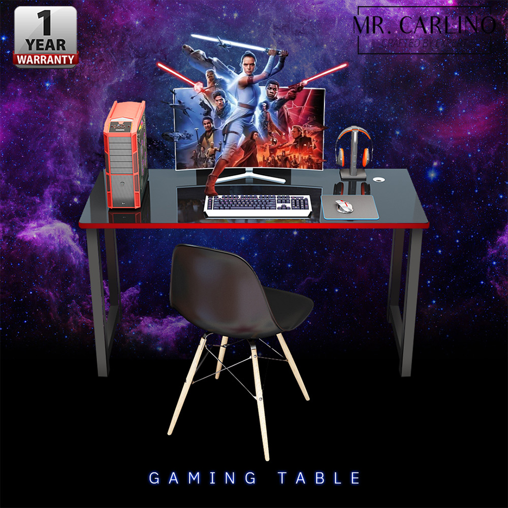 (*สินค้าพร้อมจัดส่ง*)  MR.CARLINO : GAMING TABLE โต๊ะ โต๊ะเล่นเกมส์ โต๊ะทำงาน โต๊ะสำนักงาน  ดีไซน์สวย คุณภาพดี
